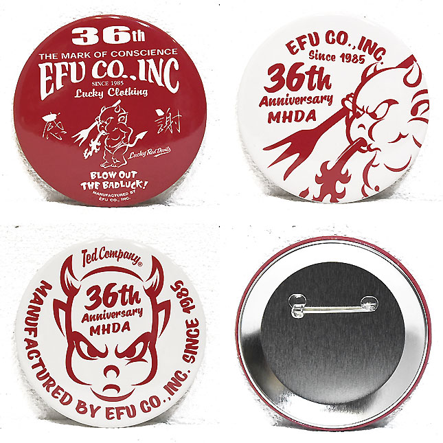 テッドマン（TEDMAN）36周年アニバーサリー缶バッチセット/TK-SET