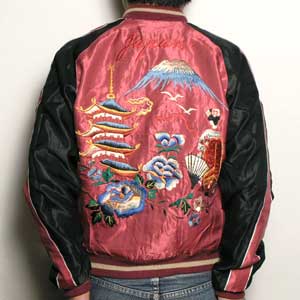 テーラー東洋スカジャン・笹虎×舞妓サテンスカ/NO188・tt11781-125