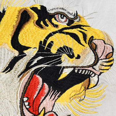 東洋スカジャン・港商SPECIAL EDITION「TIGER HEAD×EAGLE」サテン