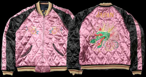 スカジャン/テーラー東洋/NO227・tt11382-128/サテン×サテンキルト