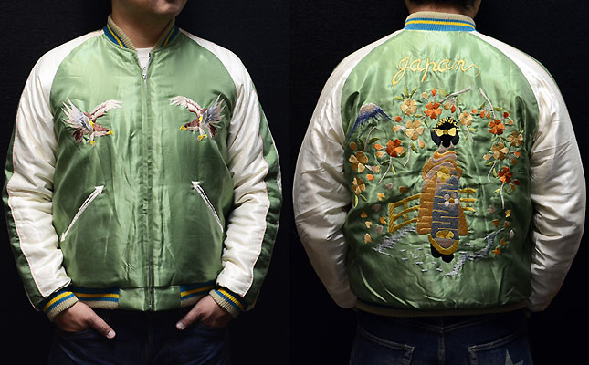 テーラー東洋スカジャン「DRAGON×MAIKO」復刻サテンキルトスカ・NO-238