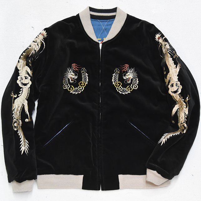 東洋スカジャン・港商SPECIAL EDITION「PHOENIX×TANGLED DRAGONS」別珍