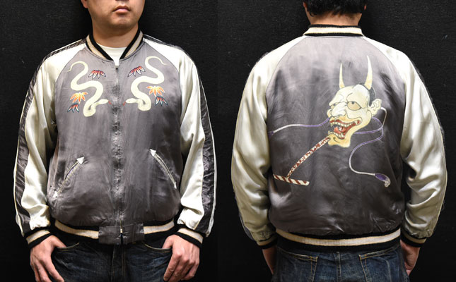 テーラー東洋スカジャン・港商SPECIAL EDITION「JAPAN MAP×般若」NO