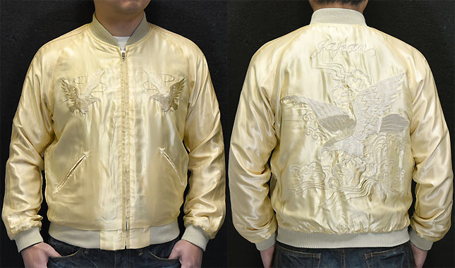 東洋スカジャン【TOKYO CLUB×GOLD EAGLE】リバーシブルサテンスカ NO