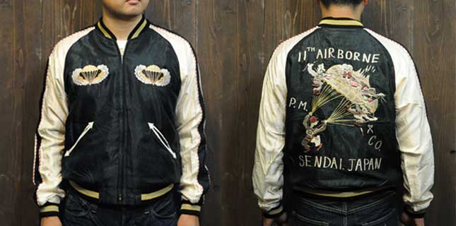 テーラー東洋スカジャンSOUVENIR JACKET「PARACHUTE×龍」復刻