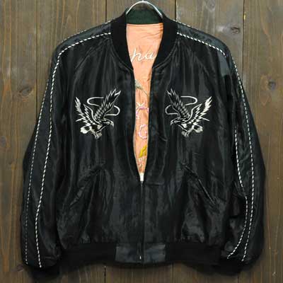 テーラー東洋スカジャンSOUVENIR JACKET「鷹×Japan Map」復刻