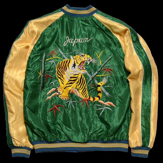 テーラー東洋スカジャン【LANDSCAPE×TIGER】日本庭園×虎・復刻