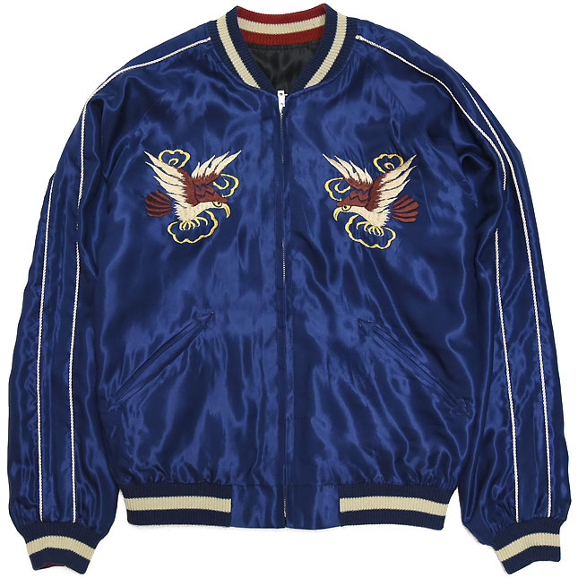 入手困難 TAILOR東洋 リバーシブル スカジャン 刺繍 エイリアン 鷹