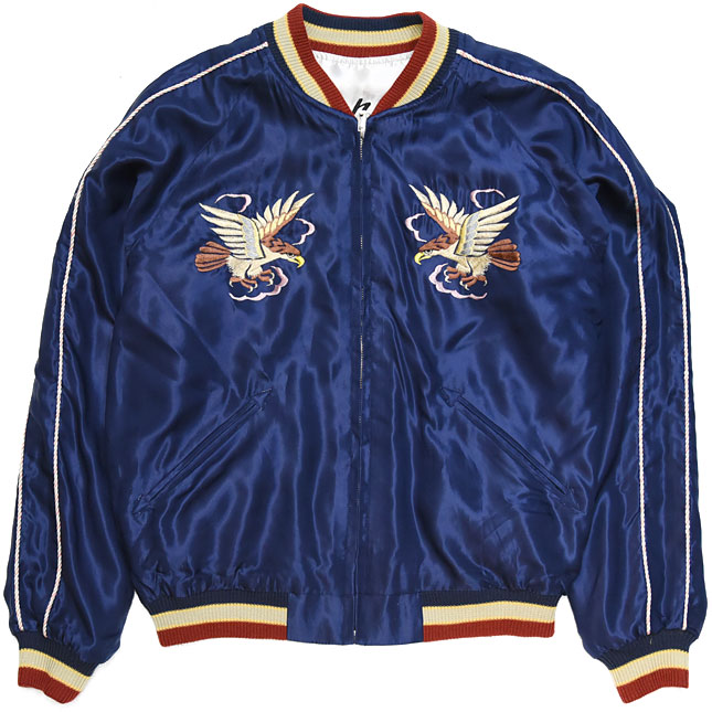 東洋スカジャン「EAGLE×DRAGON & TIGER」リバーシブルアセテート