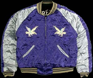 テーラー東洋「GREENLAND×EAGLE」別珍×サテンスカジャン・NO-328