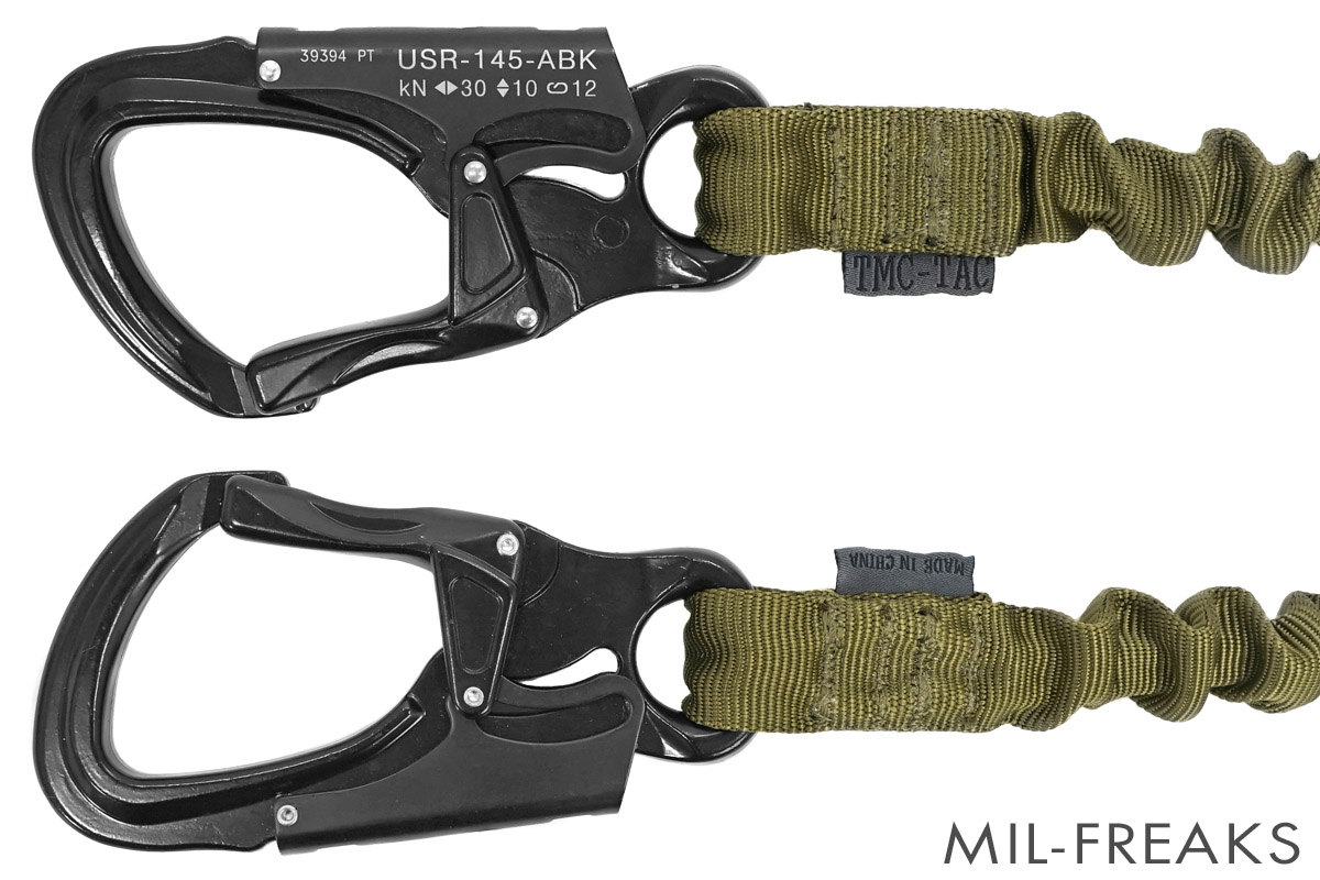 TMC Yatesタイプ セーフティ リテンションランヤード カーキ