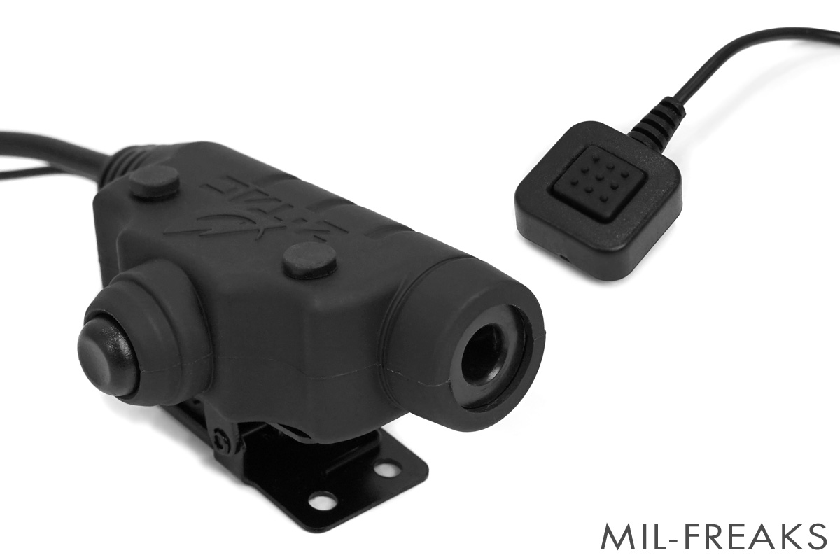 ZTactical TEAタイプ U94 V2 PTTマイクスイッチ icom/KENWOOD用 端子