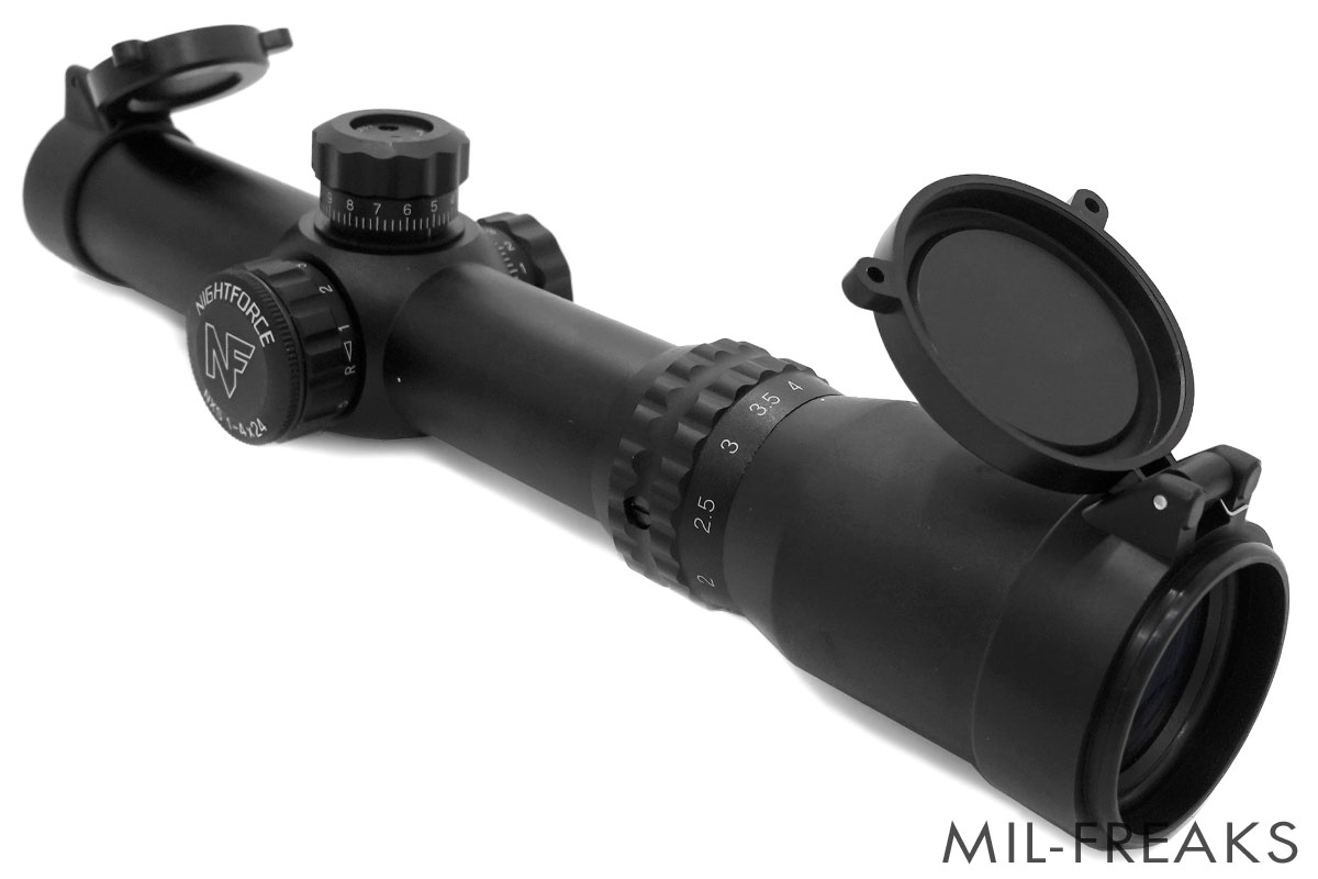 Aim-O NightForceタイプ ショートスコープ 1-4X 24mm マウントセット