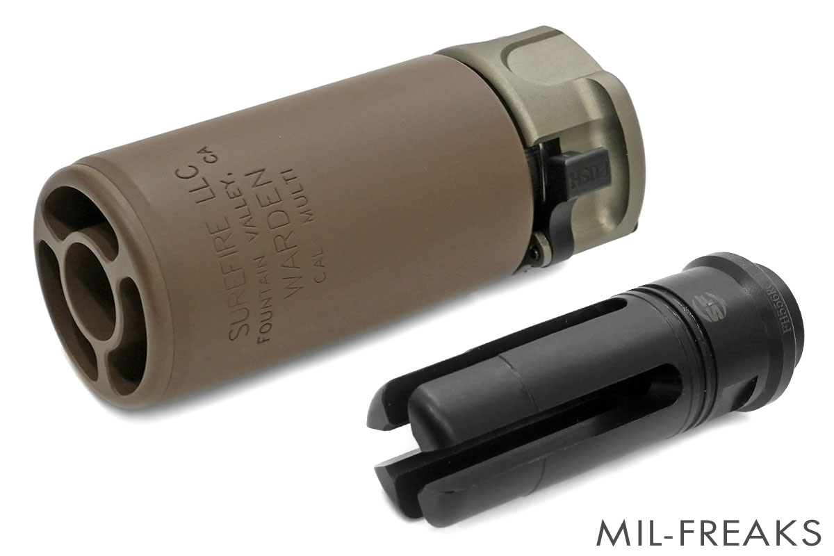 Airsoft Artisan SureFireタイプ Warden ブラストディフューザー +