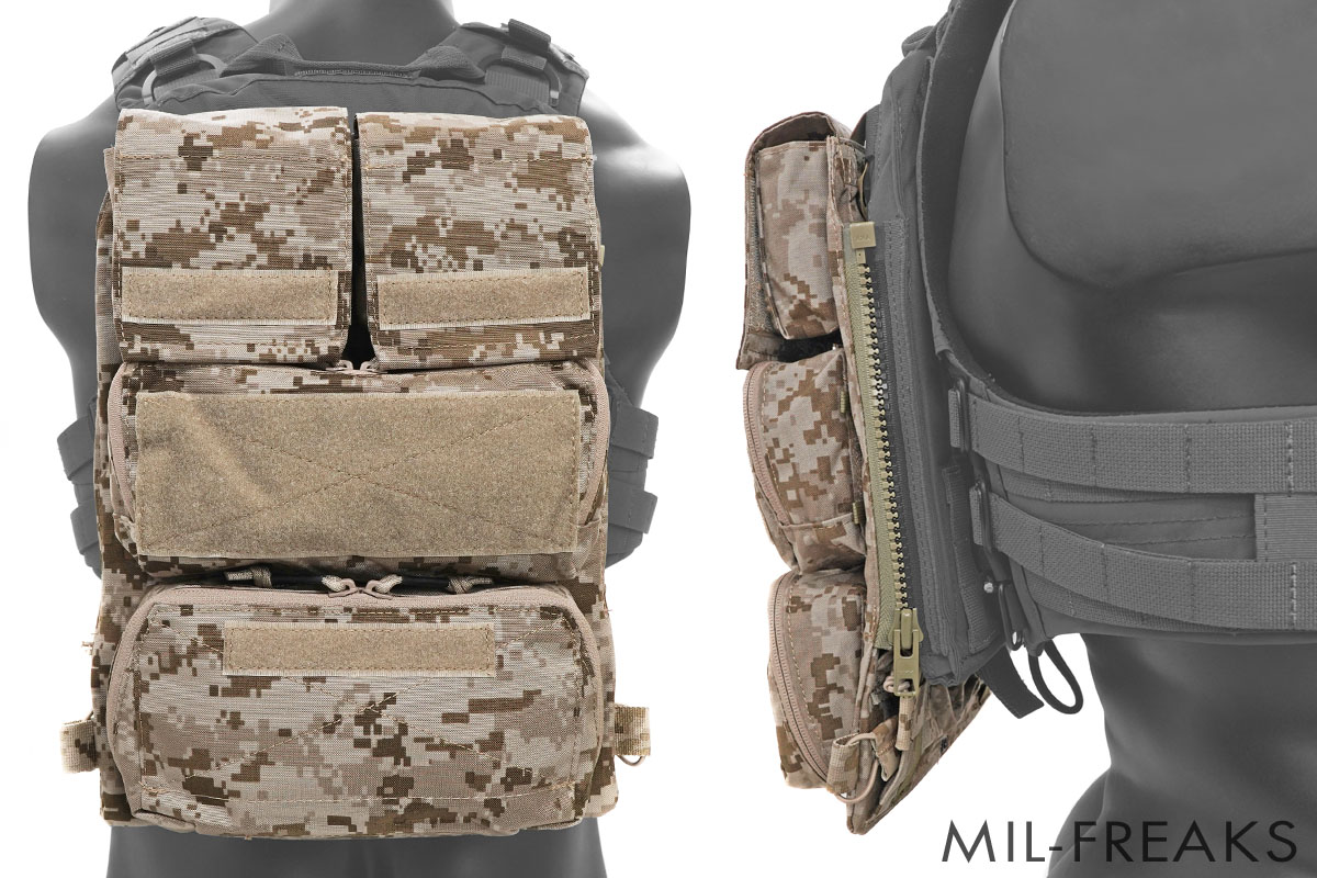TMC Crye Precisionタイプ Pouch ZIP-ON パネル 2.0 プレートキャリア
