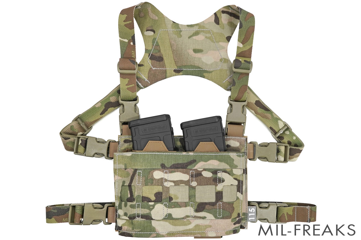 x115xTAYLOR C21 “BLACK JACK” チェストリグ マルチカム │ ミリタリー