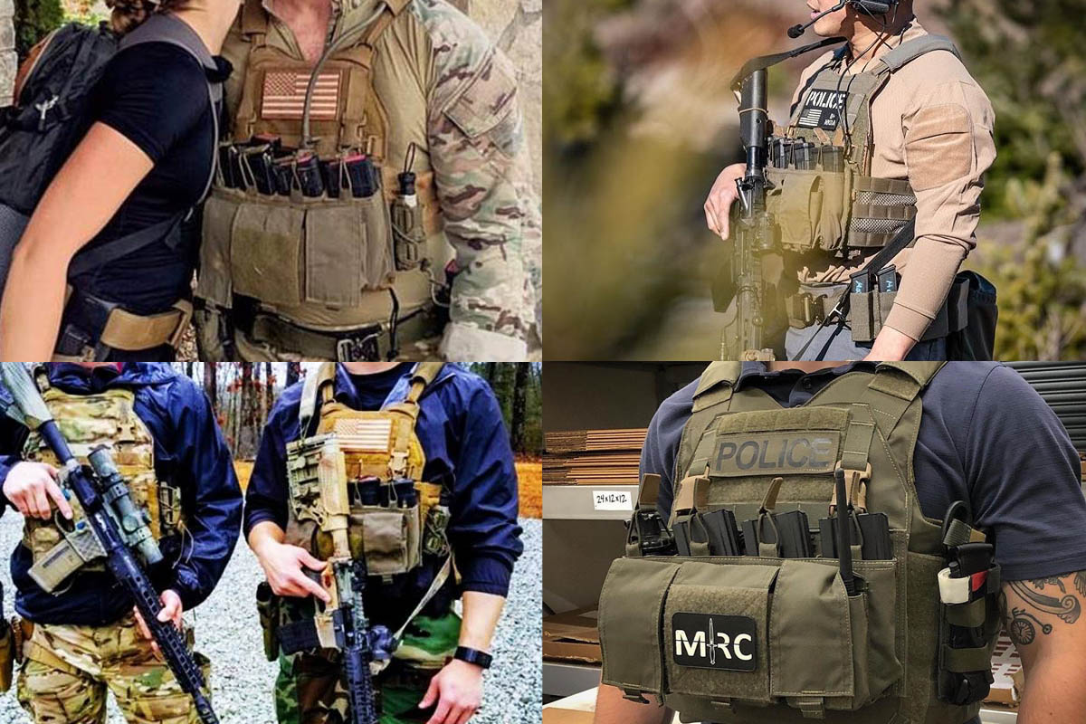 MAYFLOWER Quad 5.56mm M4 SwiftClip プラカード GP 4連マガジンポーチ