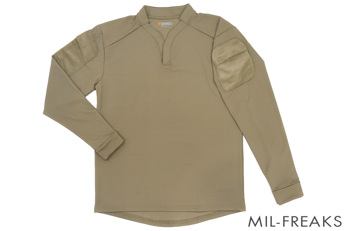 VELOCITY SYSTEMS BOSS Rugby ロングスリーブ シャツ コヨーテブラウン