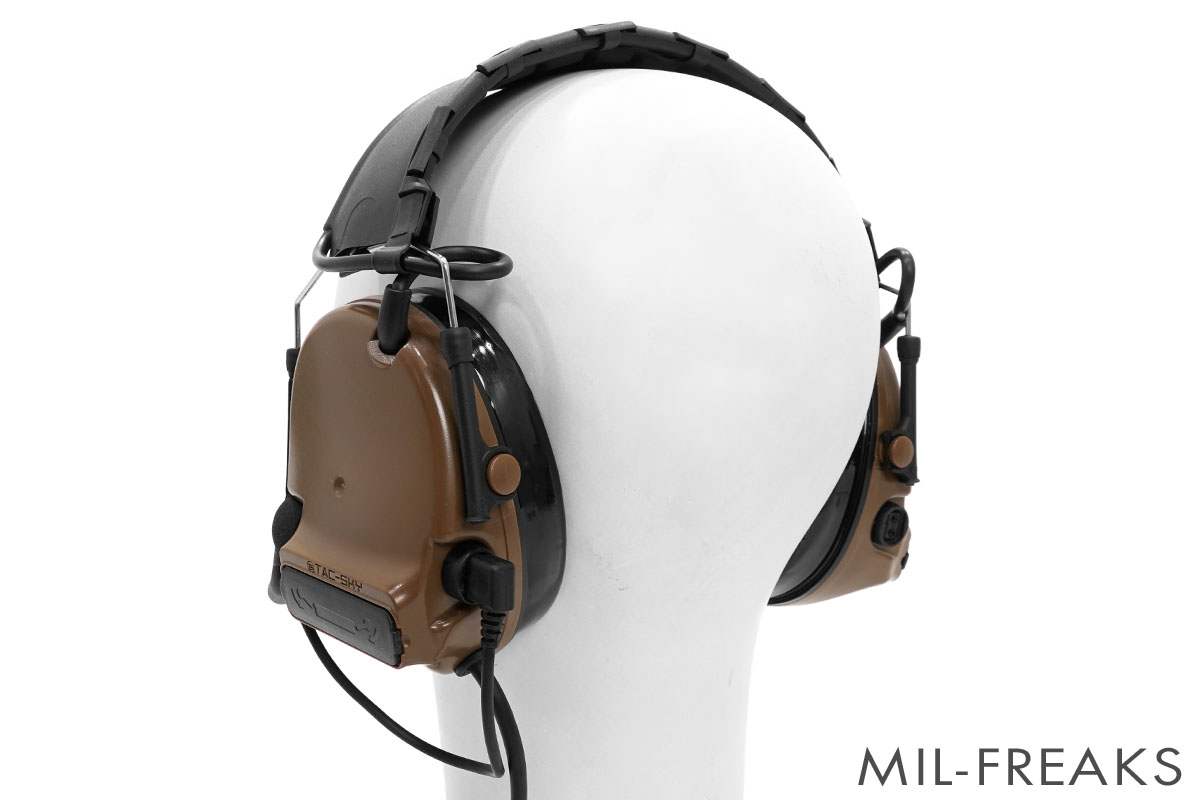 TAC-SKY Comtac III タイプ ヘッドセット ミリタリースタンダード