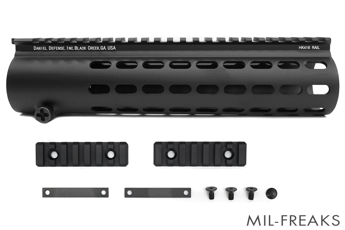 Airsoft Artisan Daniel Defenseタイプ HK416 MFR ハンドガード サイズ
