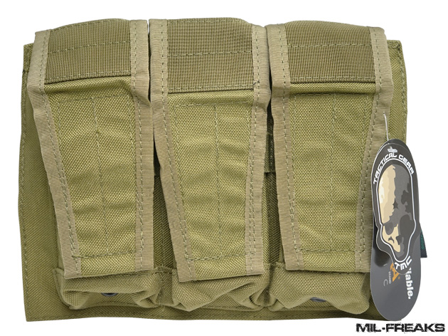 TMC Crye Precisionタイプ MOLLE フラップ 3連 M4マガジンポーチ
