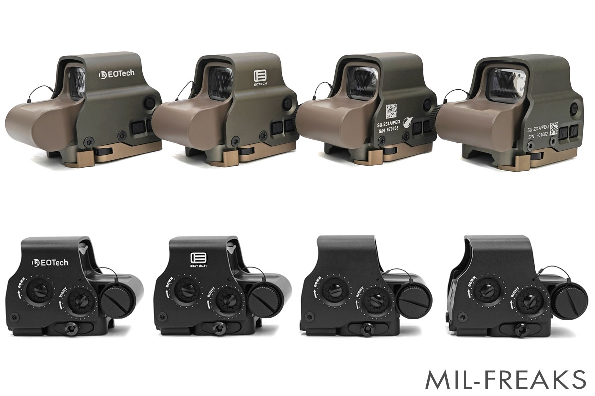 SHEKKIN GEARS Trijiconタイプ Reflex 1x24 CQB ダットサイト