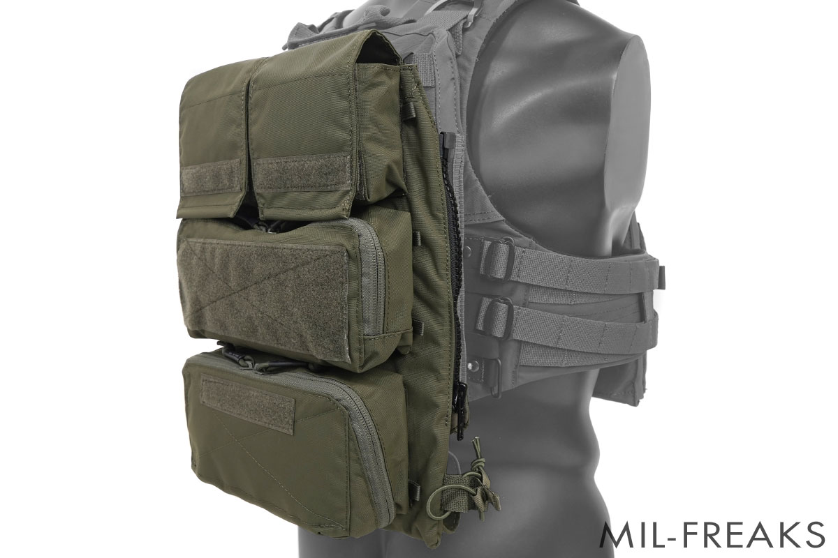 TMC Crye Precisionタイプ Pouch ZIP-ON パネル 2.0 プレートキャリア