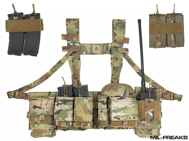 MAYFLOWER UW チェストリグ スプリットフロント Gen. V マルチカム