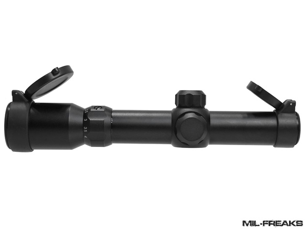 Aim-O CQB ショートスコープ 1-4X 24mm │ ミリタリーショップ MIL-FREAKS