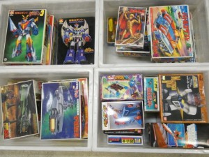昭和のレトロプラモデル、超合金、書籍など 約150点 出張買取 東京都