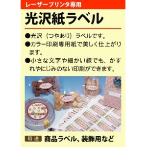 SCL-43（光沢タイプ・カラーレーザー用） - ラベルシール シール用紙