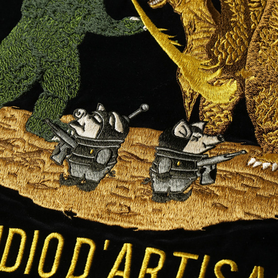 STUDIOD'ARTISAN / ステュディオダルチザン 怪獣大戦争別珍スカジャン