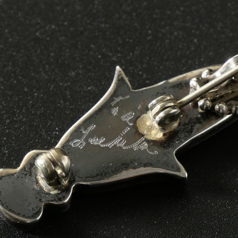 Indian Jewelry / インディアンジュエリー インレイブローチペンダント