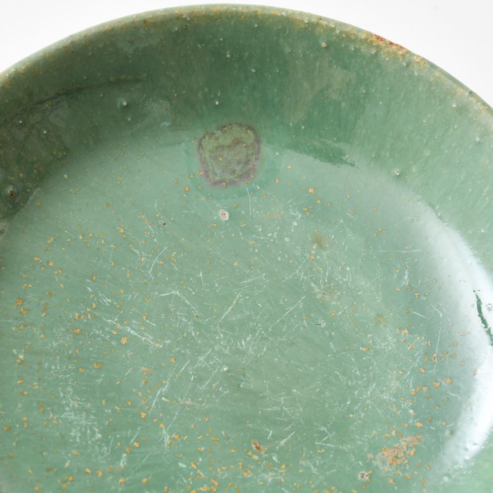 中国 雲南省 華寧 青釉皿 ｜ みんげい おくむら （日本と世界の民芸）