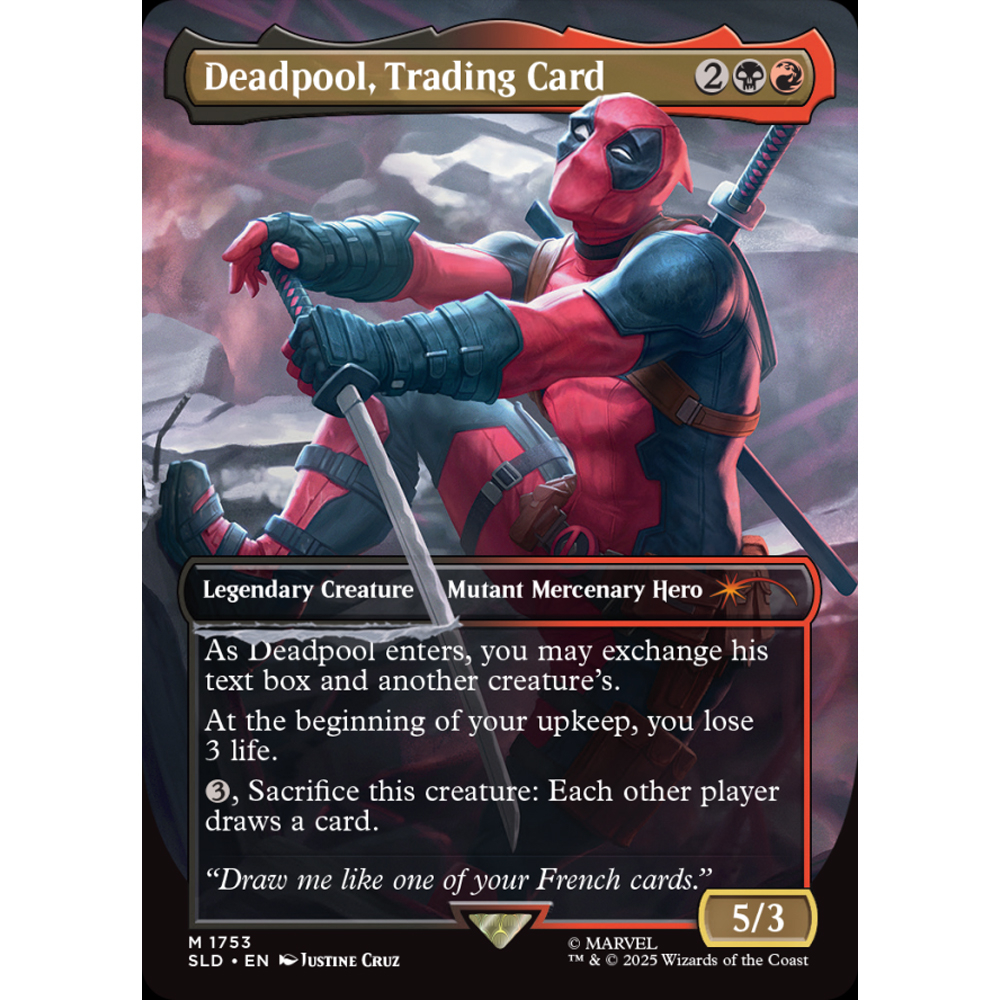 MtG: Secret Lair X Marvel: Deadpool, Nonfoil | Card Games