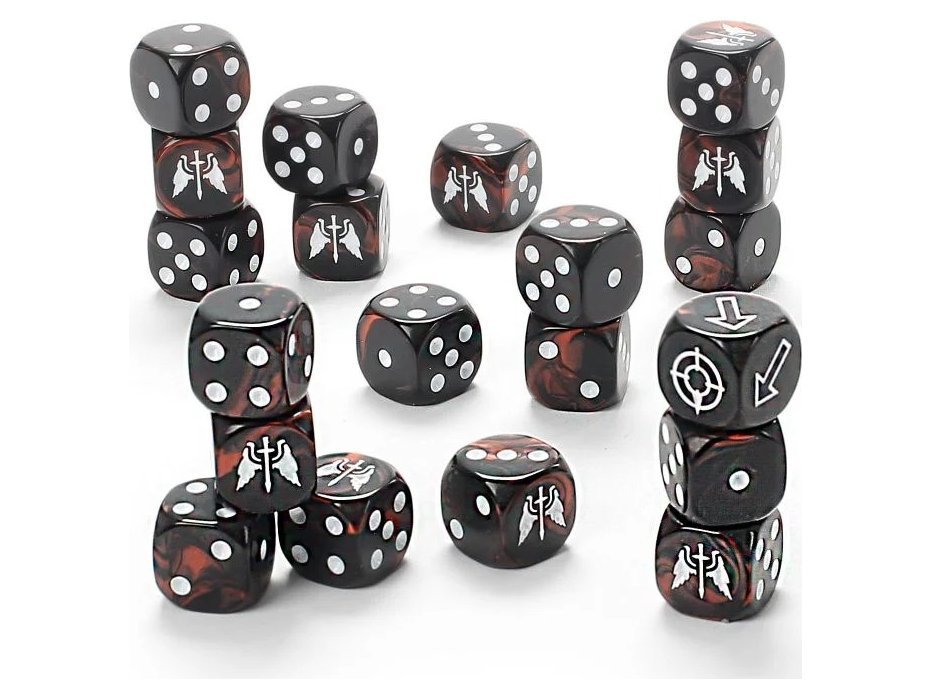 Купить The Horus Heresy Dark Angels Dice Set (предзаказ 2023, The