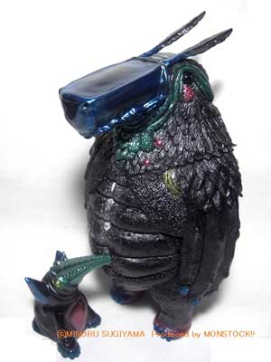 ソフビ ソフビ monstock 蓬莱土竜ガミグラゴン① izumonster 安楽安作