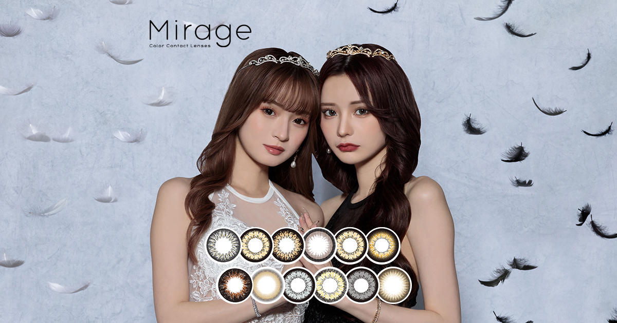 GLAMOROUS GRAY（グラマラスグレー）14.8mm | ギャル系カラコンMirage