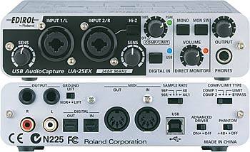EDIROL UA-25EX』発売しました！ | Rock oN Company | DTM DAW 音響機器