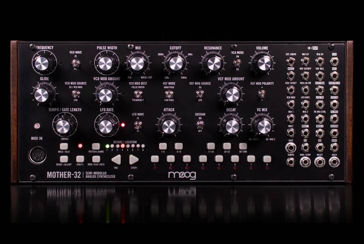 Moog Mother-32 発表！アナログセミモジュラーシンセ Moogラダー