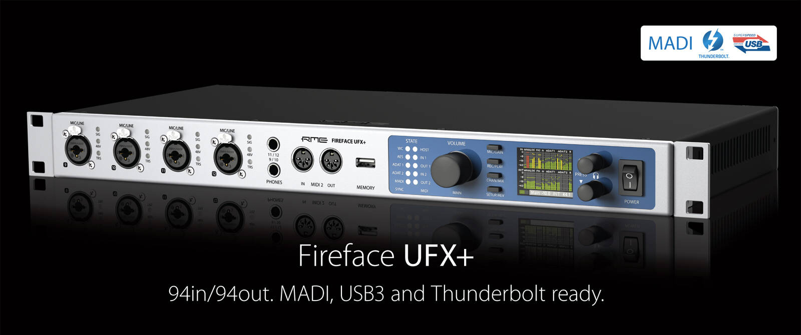 RME Fireface UFX II / UFX+ にARC USBをプレゼント！お値段はそのまま