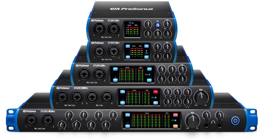 PreSonusが「Studio USB-Cシリーズ」と「Quantum 4848」を発表