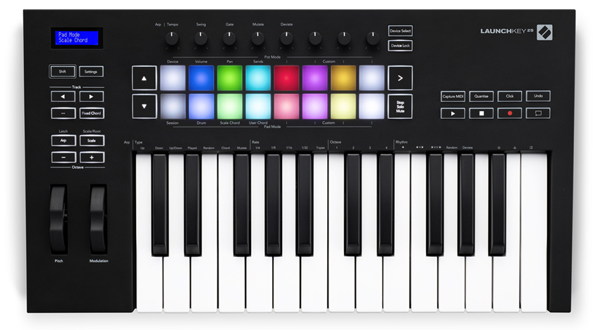 NovationがコントローラーキーボードシリーズLaunchkey MK3を発売