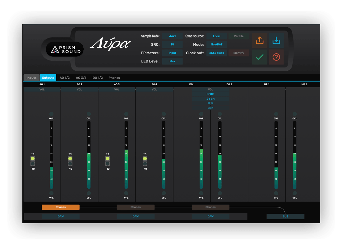 Prism SoundがUSBオーディオインターフェイスLyra1/Lyra2のブラック