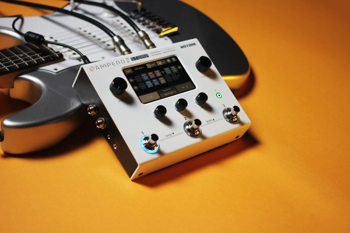 HOTONEがストンプスタイルのアンプモデラ―＆エフェクトAMPERO Ⅱ STOMP