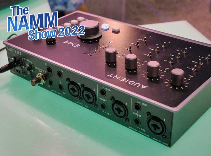 Audientが20in/24outのUSBオーディオ・インターフェイスiD44mk2を発売
