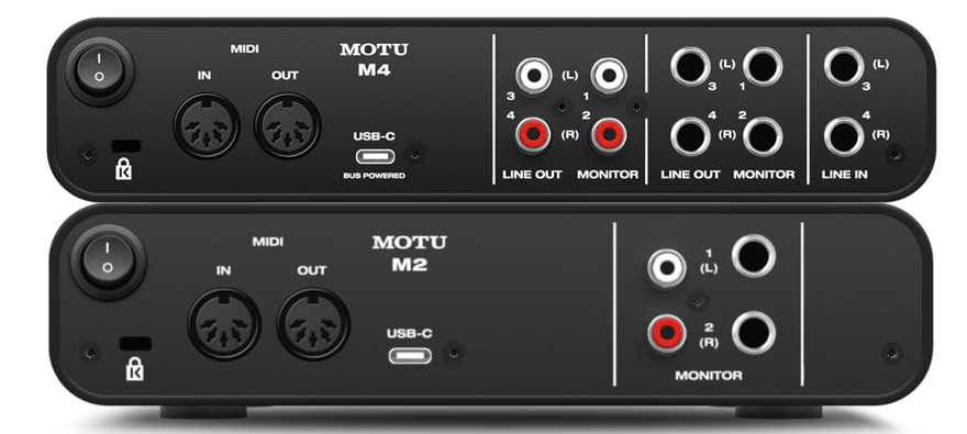 現代のベストヒット・オーディオインターフェイス MOTU M2 / M4を深