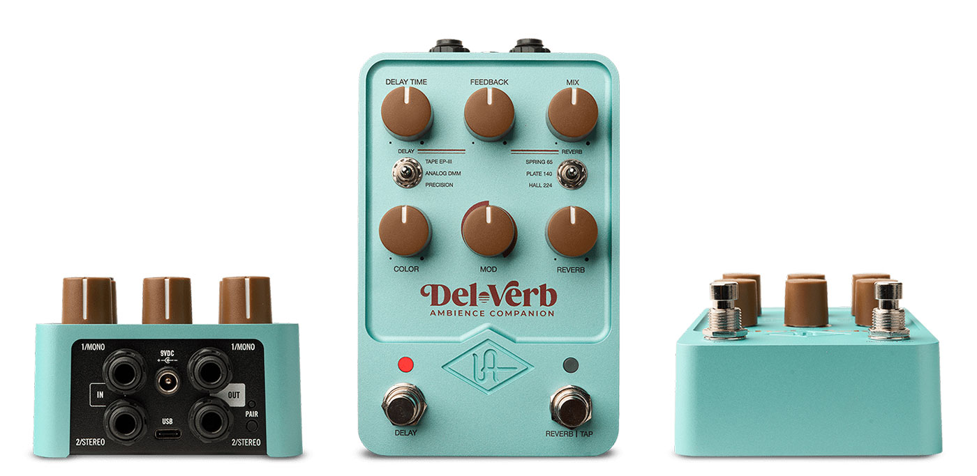 Universal AudioがUAFXペダルの新製品MAX Preamp & Dual Compressor