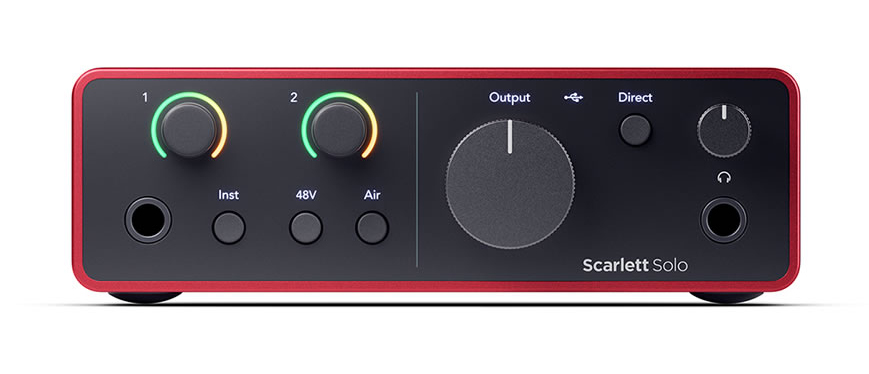 Focusriteが「Scarlett 4th Gen」を発表！オーディオインターフェイス