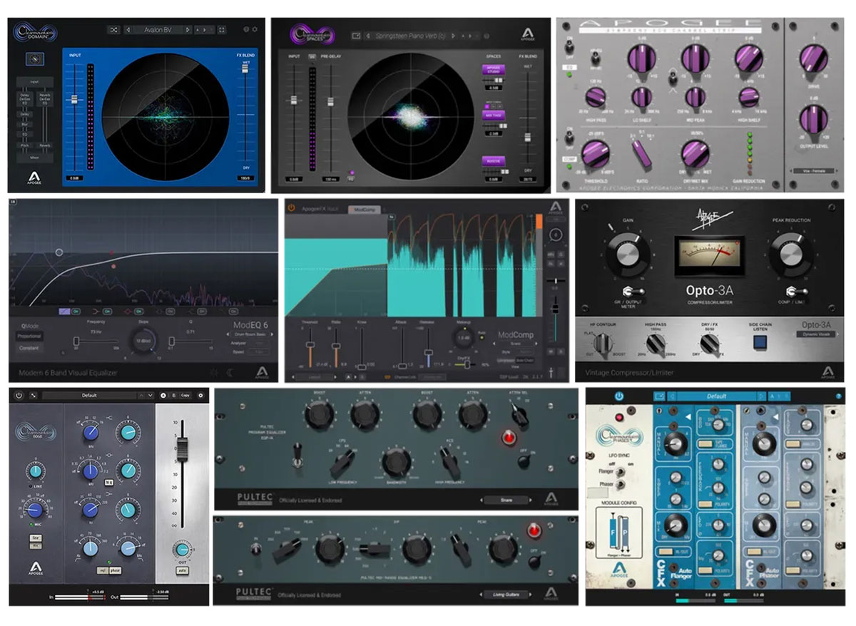Apogeeから新プラグイン「Soft Limit Native Plugin – Analog Tape